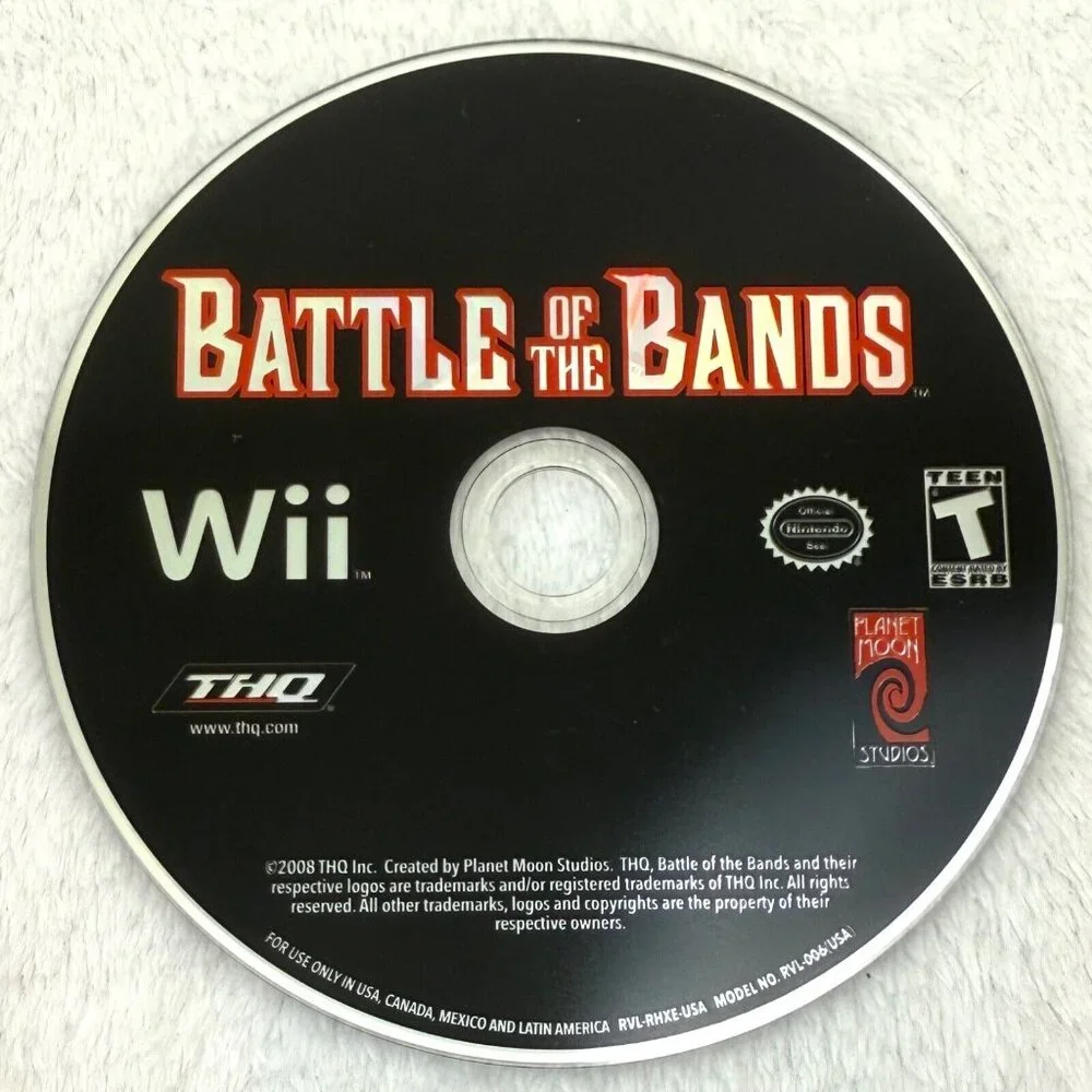 Nintendo Wii Battle of the Bands Game 2008 THQ